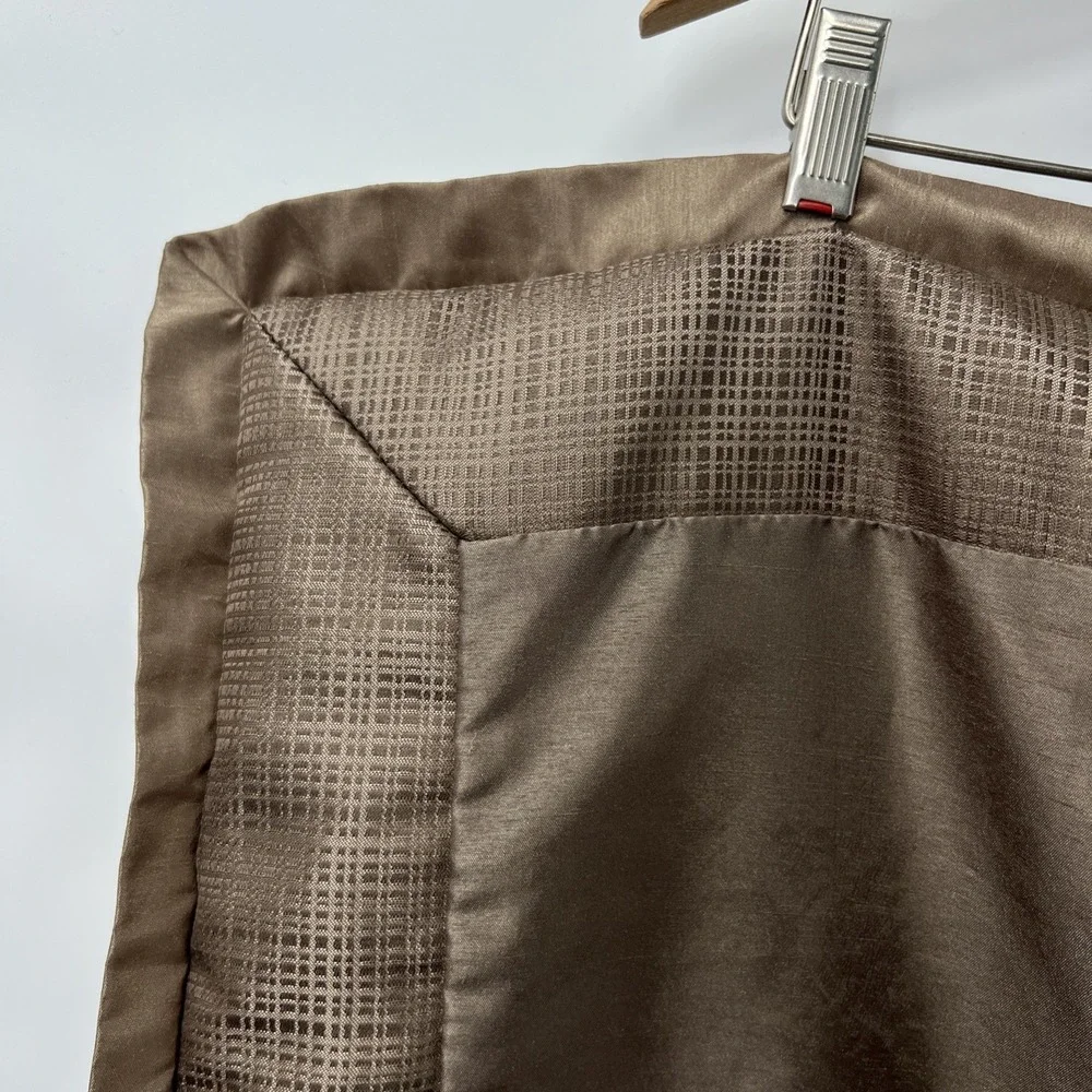 Martha Stewart EURO‎ Pillow Sham Square 26 x 26 Brown EUC
